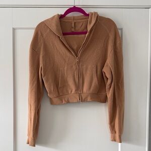 SKIMS Tan Cropped Jacket